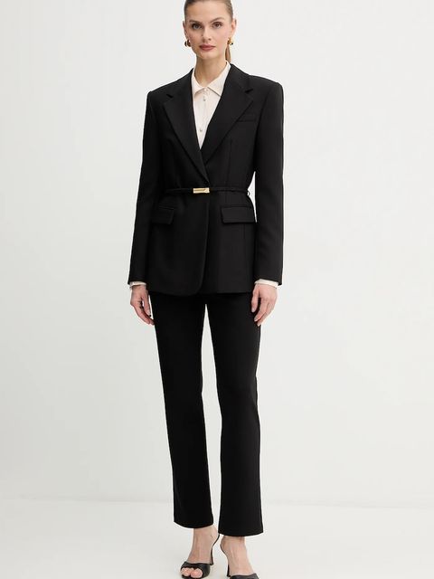 Marciano by Guess marynarka DALIA kolor czarny jednorzędowa gładka 5BGN00 7046A - zdjęcie produktu nr 2