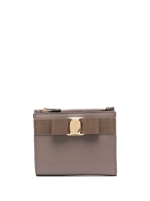 Ferragamo Vara bow bi-fold wallet - Brown - zdjęcie produktu nr 1
