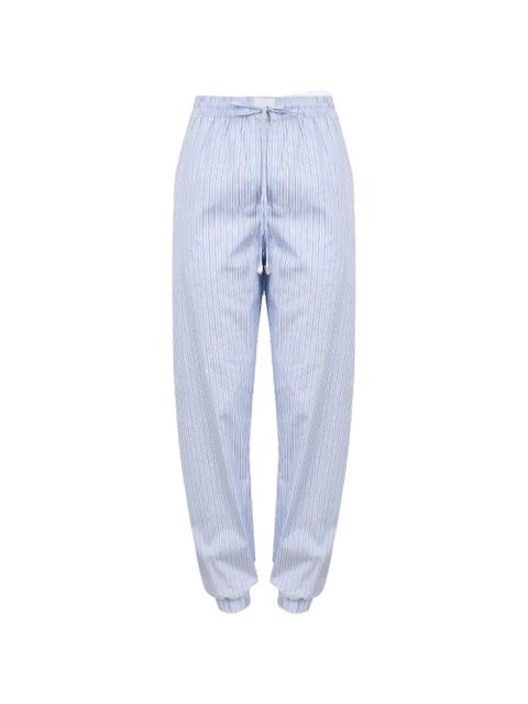 The Attico striped drawstring trousers - Blue - zdjęcie produktu nr 1