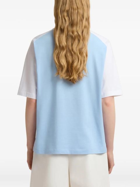 Marni broderie anglaise floral T-shirt - White