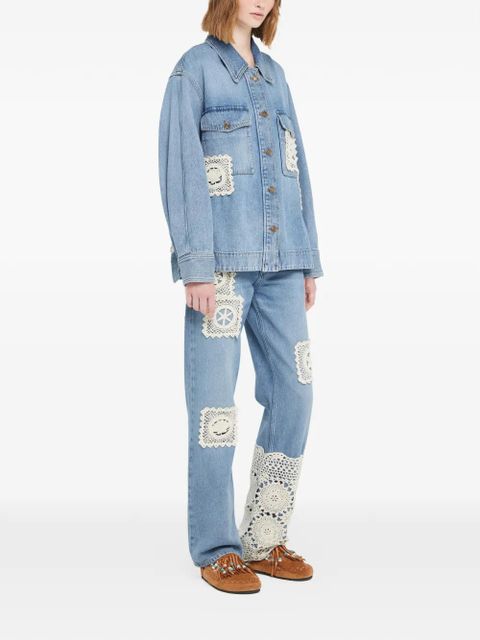 Alanui Island’s Diary denim overshirt - Blue