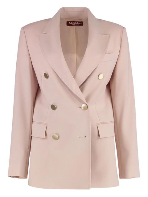 Max Mara Edicola double-breasted flap-pocket blazer - Pink - zdjęcie produktu nr 1