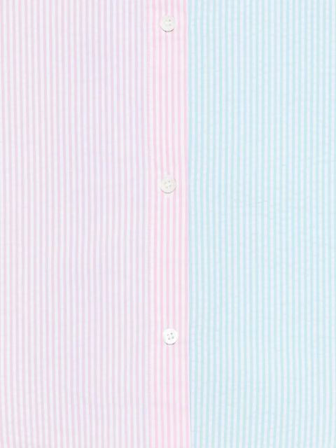 MC2 Saint Barth striped long-sleeve shirt - Blue