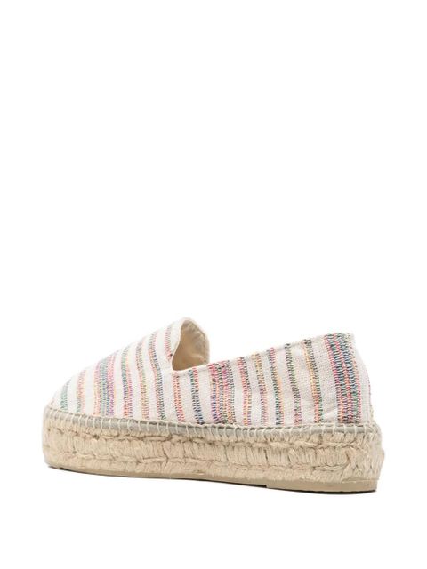 Manebi striped espadrilles - Neutrals