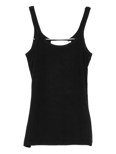 Aya Muse fine-ribbed tank top - Black