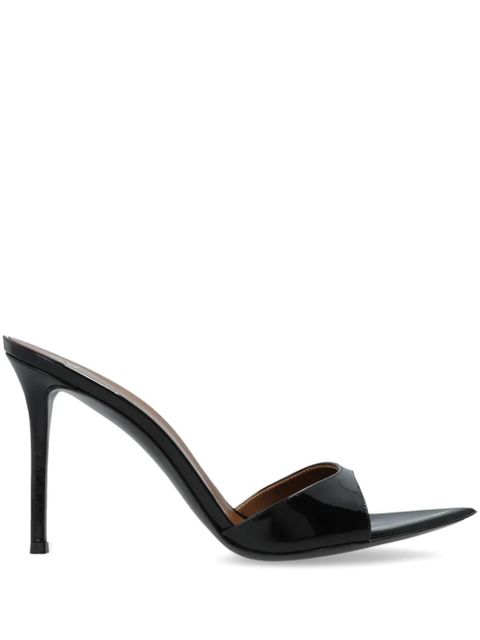 Giuseppe Zanotti 90mm Intriigo mules - Black - zdjęcie produktu nr 1