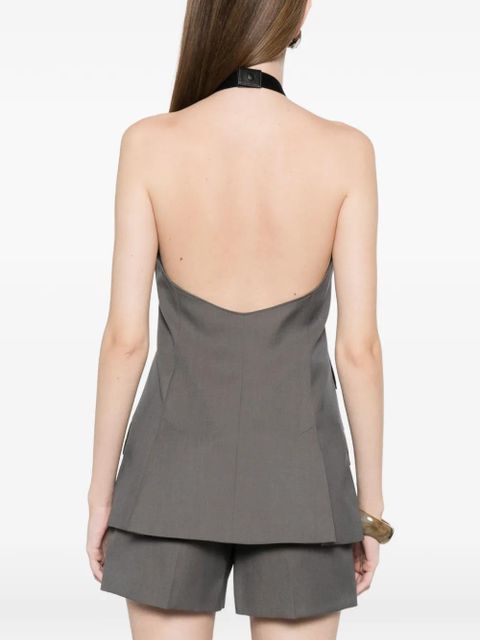 Max Mara double-breasted waistcoat - Grey - zdjęcie produktu nr 2