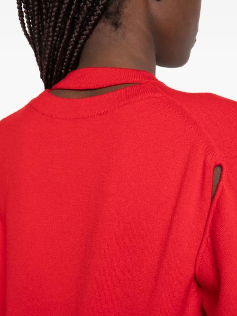 Róhe crew-neck sweater - Red