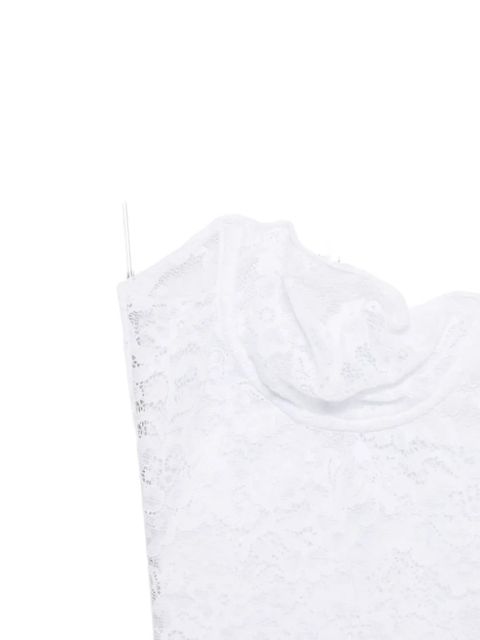 Oséree lace-embroidered underwired body - White