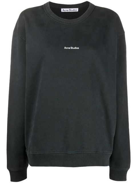 Acne Studios logo-print sweatshirt - Black - zdjęcie produktu nr 1