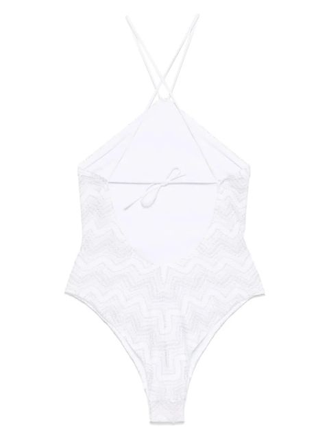 Missoni zigzag swimsuit - White - zdjęcie produktu nr 2
