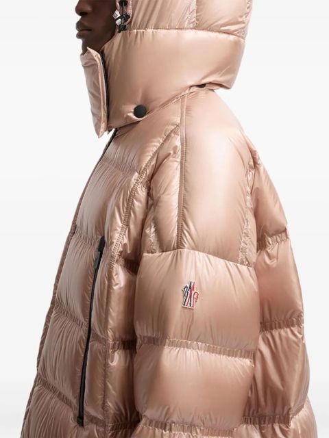 Moncler Grenoble Rochelairs quilted hooded coat - Pink