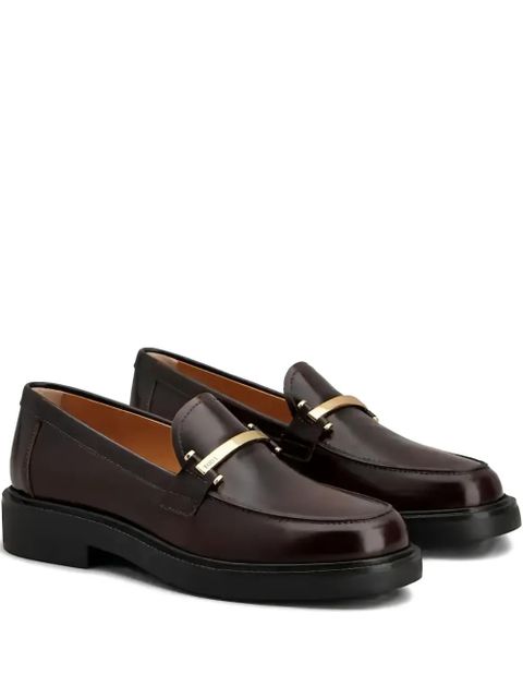 Tod's round-toe loafers - Brown