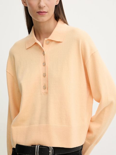 Marc O'Polo sweter damski kolor pomarańczowy lekki 5000007502