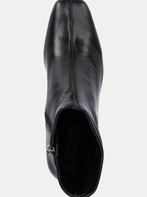 Steve Madden botki Hurst damskie kolor czarny na słupku 11003498