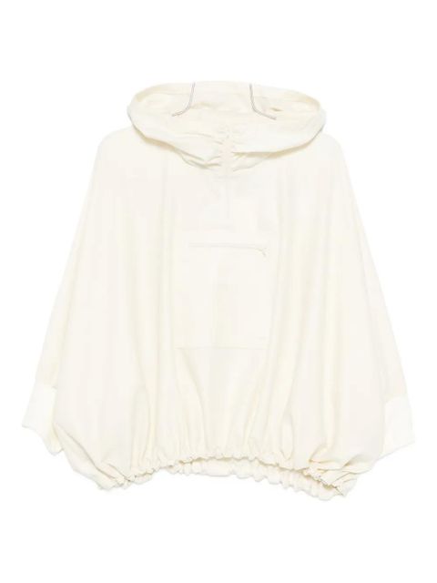 Aya Muse pocket-detail hoodie - Neutrals