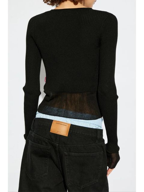 Diesel M-Sleshs knitted top - Black