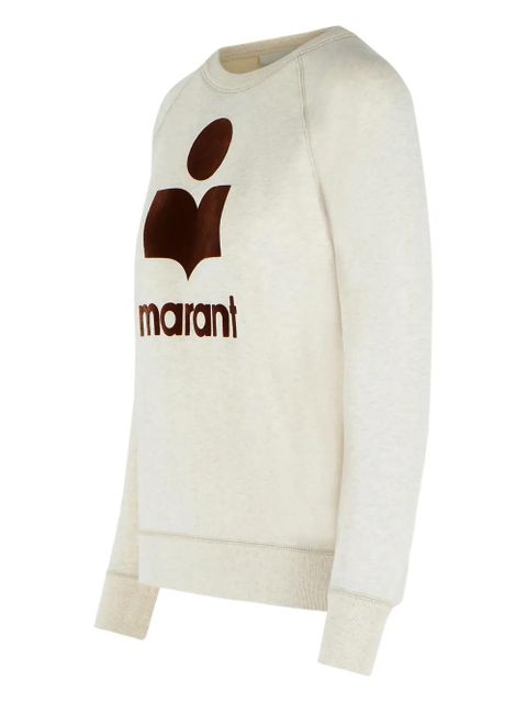 ISABEL MARANT Millyny logo sweatshirt - Neutrals