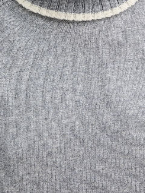 Pinko sukienka wełniana kolor szary mini oversize 105449 A2Q9