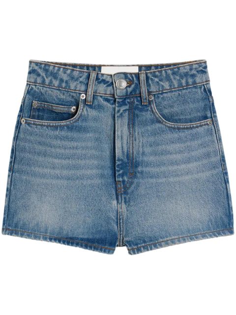 AMI Paris denim mini shorts - Blue - zdjęcie produktu nr 1