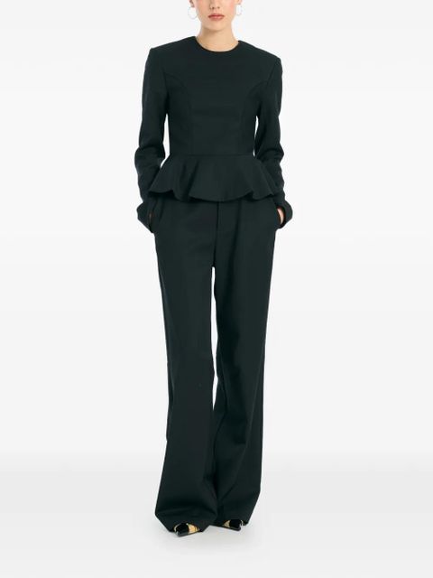 ROTATE BIRGER CHRISTENSEN long-sleeve blouse - Black - zdjęcie produktu nr 2