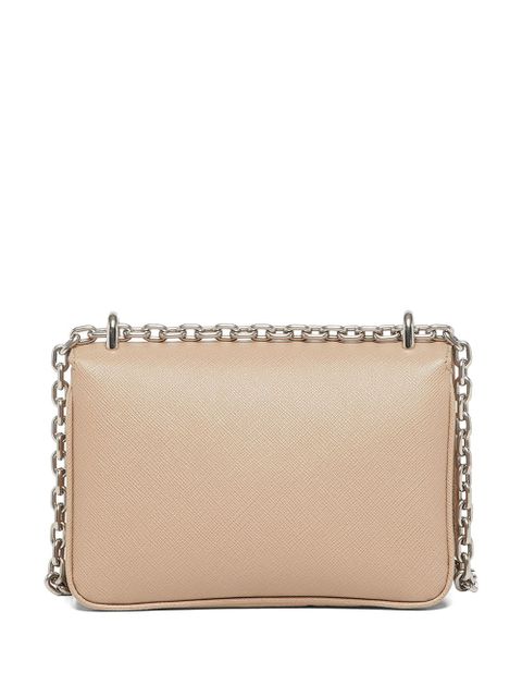 Prada chain-link trim shoulder bag - Neutrals - zdjęcie produktu nr 2