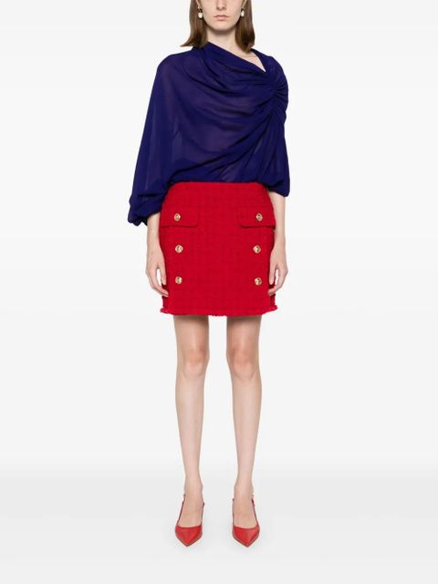 Versace Heritage tweed mini skirt - Red - zdjęcie produktu nr 2