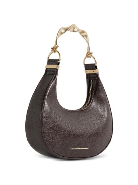 Manière De Voir Sadie twisted-handle crescent bag - Brown