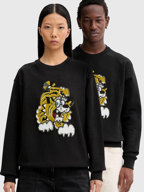 Kenzo bluza bawełniana x Verdy kolor czarny z aplikacją FF58SW2764MC.99J - zdjęcie produktu nr 1