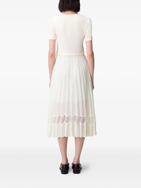 Claudie Pierlot layered midi dress - Neutrals