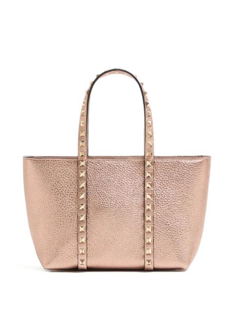 Valentino Garavani small Rockstud leather tote bag - Pink - zdjęcie produktu nr 2