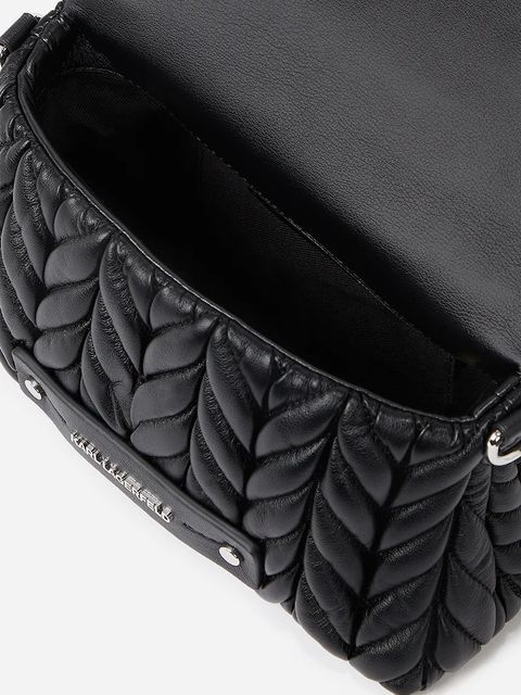 Karl Lagerfeld torebka K/WEAVE kolor czarny A2W30153