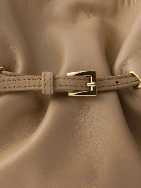 Prada small Dada leather tote bag - Neutrals