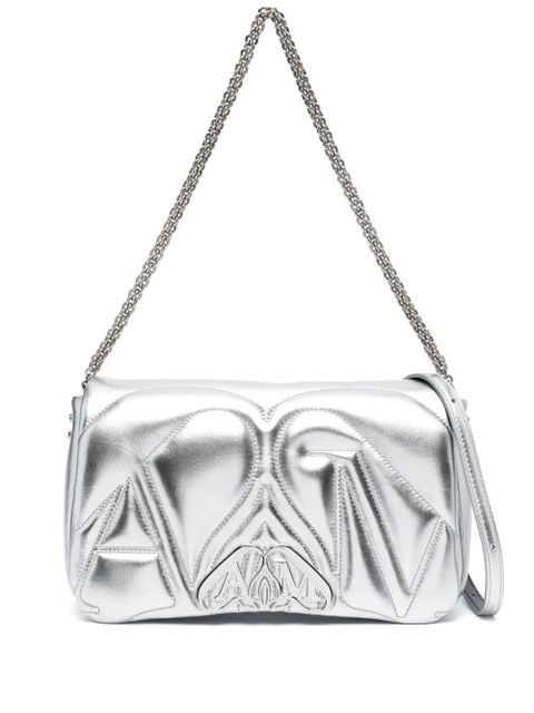 Alexander McQueen small The Seal shoulder bag - Silver - zdjęcie produktu nr 1
