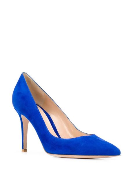 Gianvito Rossi 105 pointed pumps - Blue - zdjęcie produktu nr 2