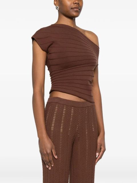 TWINSET draped top - Brown