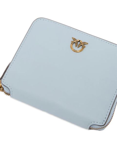 PINKO logo zip wallet - Blue