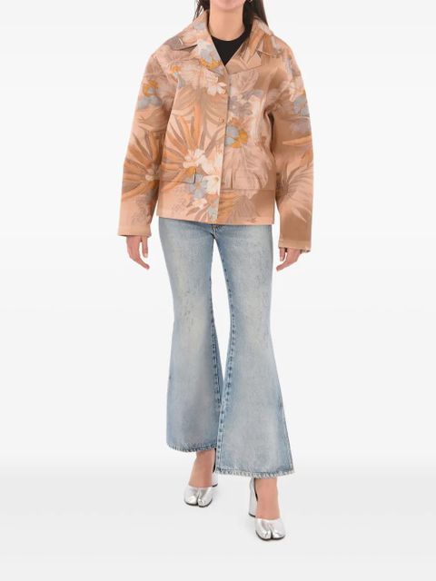 Maison Margiela floral-print blazer - Pink - zdjęcie produktu nr 2