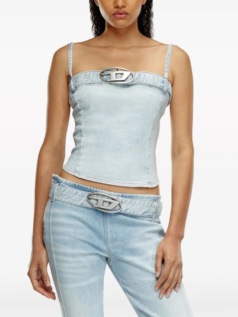 Diesel De-Lucy-S denim tank top - Blue