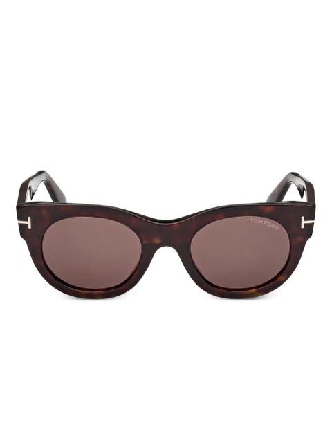 TOM FORD Eyewear round-frame sunglasses - Brown - zdjęcie produktu nr 1