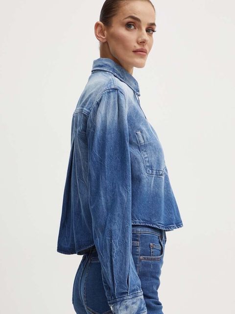 BOSS Orange koszula jeansowa