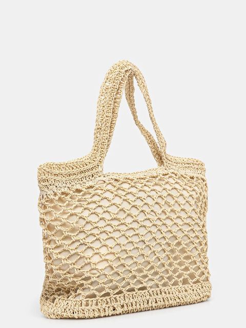 Answear.LAB kosz plażowy kolor beżowy