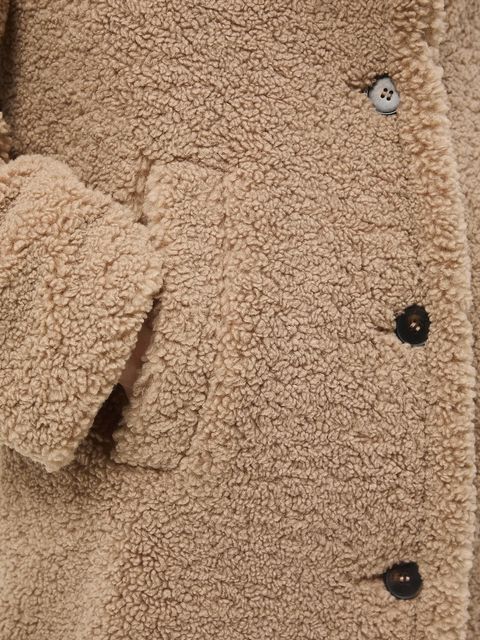 Medicine płaszcz damski kolor brązowy