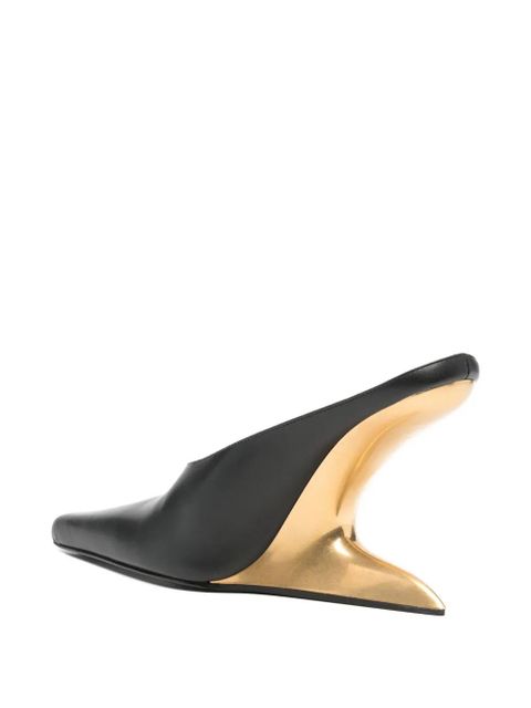 Alexander Wang 105mm Boomerang mules - Black