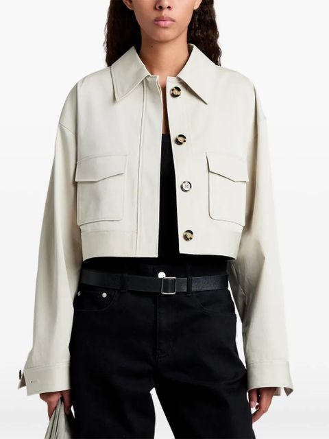 Proenza Schouler Dylan cotton jacket - Neutrals