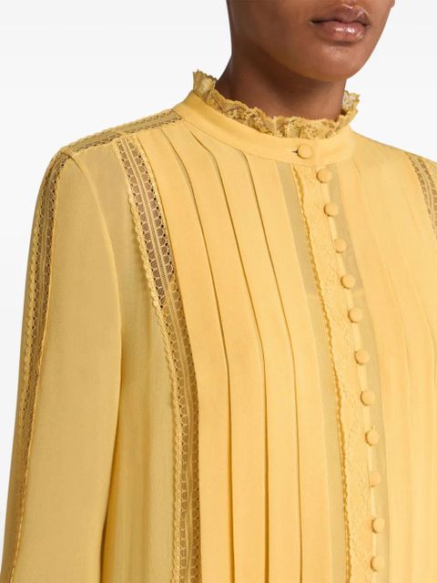 ETRO pleated gown - Yellow