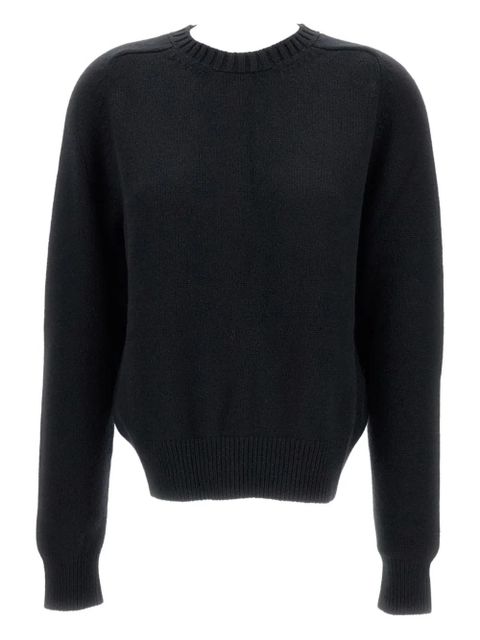 KHAITE crew-neck cashmere sweater - Black - zdjęcie produktu nr 1