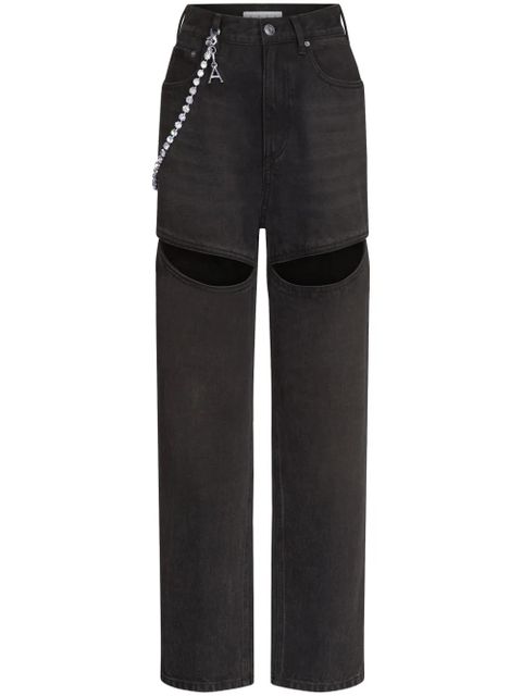 AREA Slit jeans - Black - zdjęcie produktu nr 1