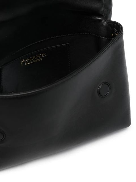 JW Anderson medium Twister leather bag - Black