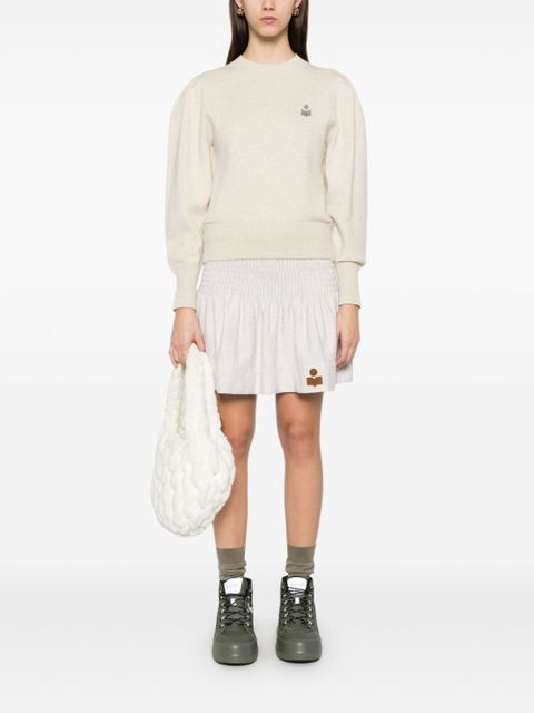 MARANT ÉTOILE Pacifica mini skirt - Neutrals